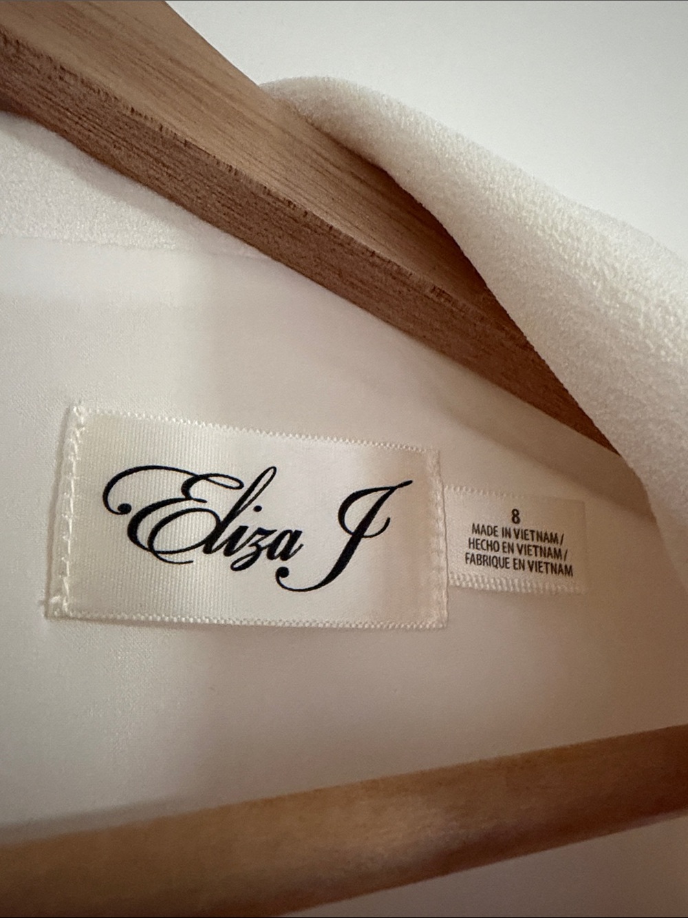 Eliza J Cream Sleeveless Tweed-Trim Sheath Dress - Picture 2 of 6